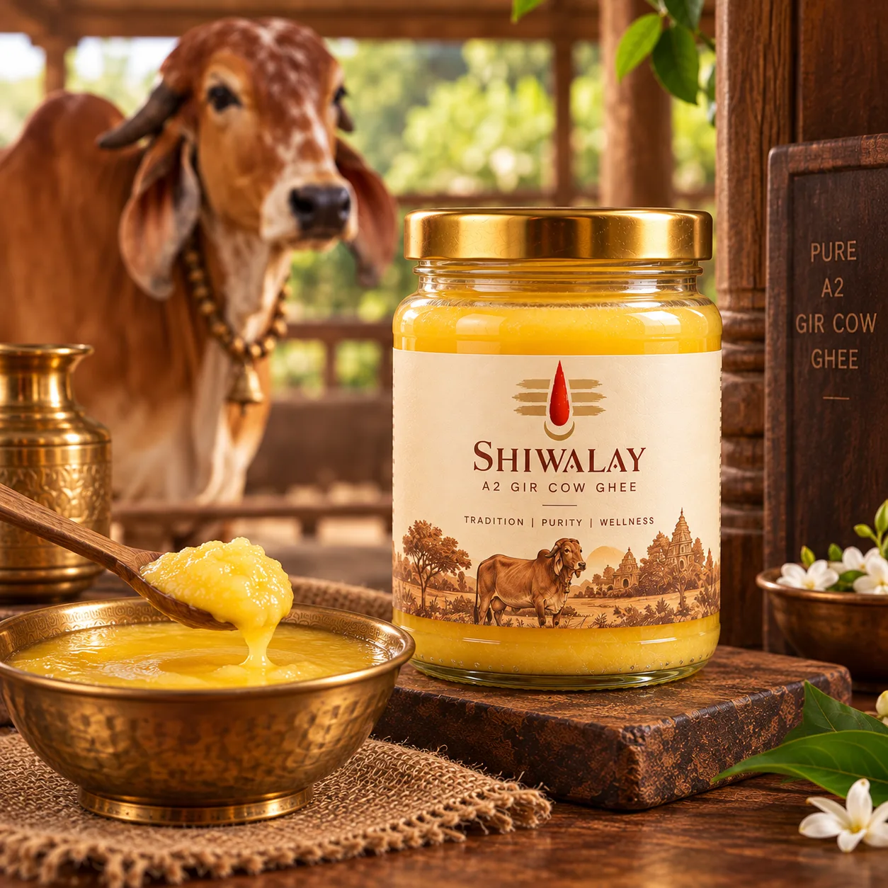 A2 Gir Cow Ghee, Puja Grade, another view