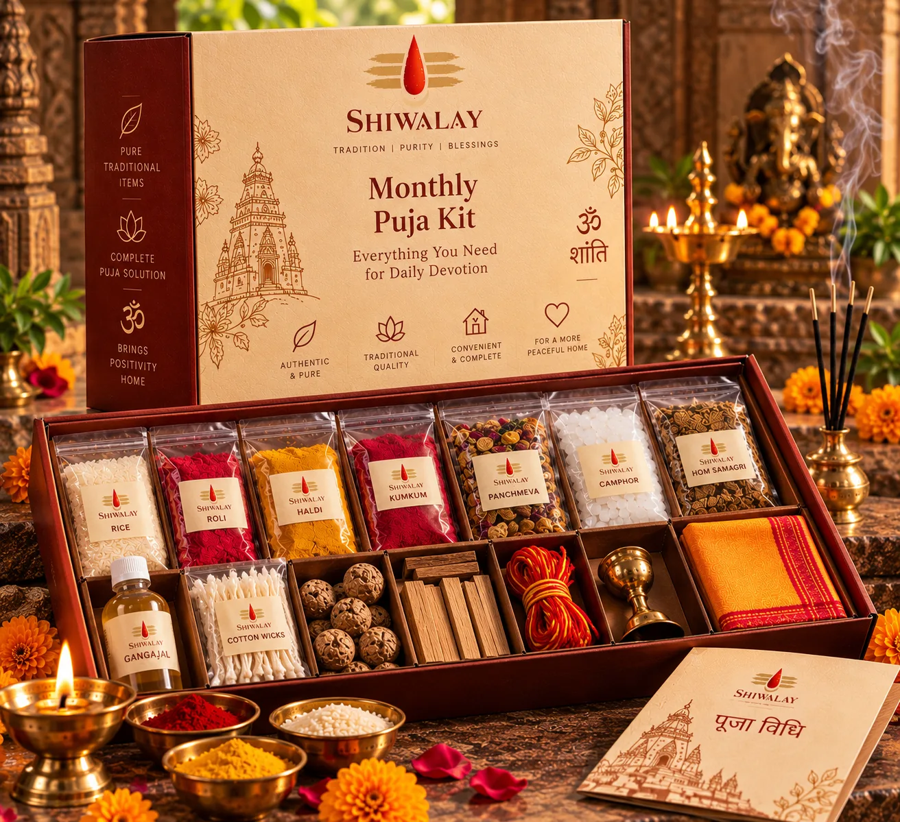 Daily Puja Kit, another view